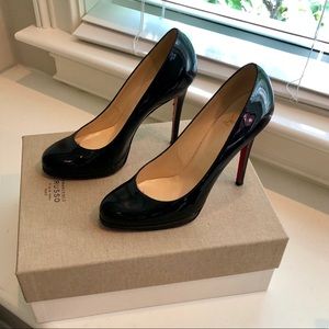 Christian Louboutin Black Patent Leather Heels
